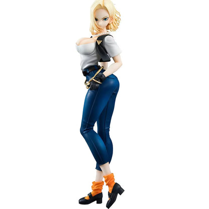 2 Type Dragon Ball Z Android 18 Lazuli Sexy Anime Action Figure Model Toys Doll for Birthday Gift